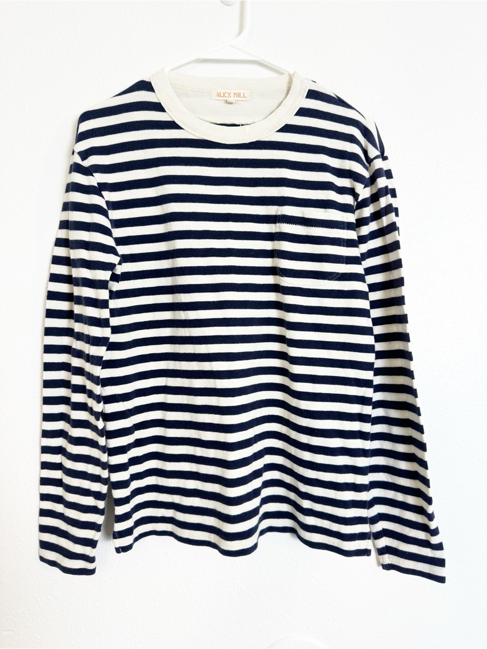 Alex mill striped pullover crew neck long sleeve
